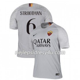 Fotbalový Dres AS Řím Strootman 6 Venkovní 2018/19